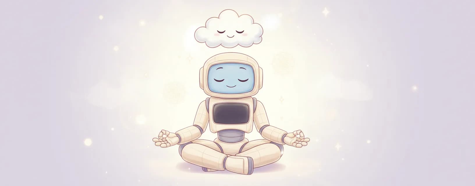 Calm reassurance illustration